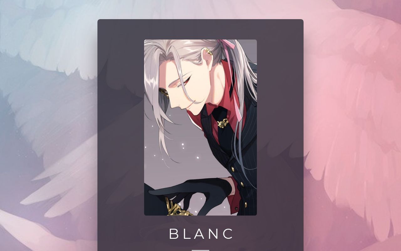 Carrd profile picture for @blanc